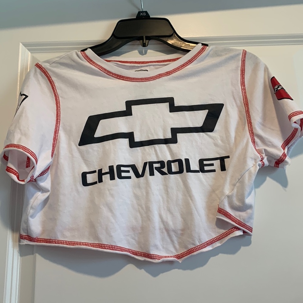 Forever 21 Chevrolet Cropped Tee